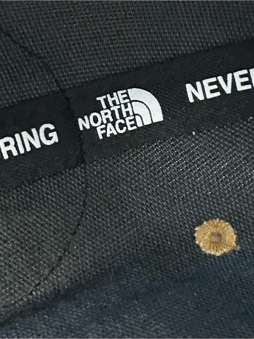 The North Face Tan & Black Mesh Trucker Cap